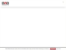 Tablet Screenshot of dwd-concepts.de
